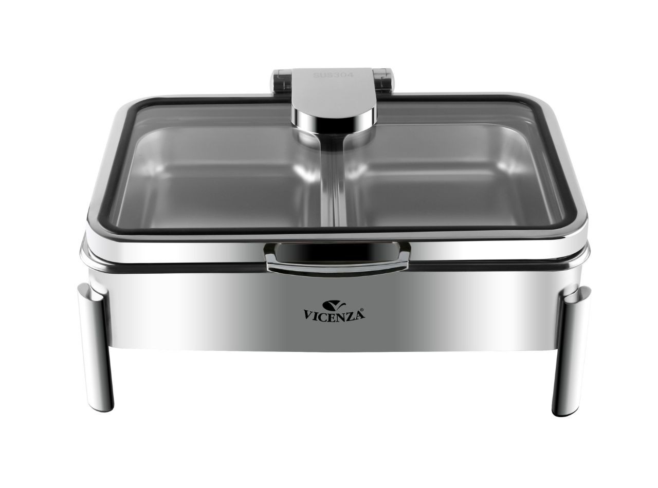 REY Hidraulic Chafing Dish 9L Silver VCF021-S